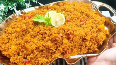 طريقة عمل رز بالبصل للسمك