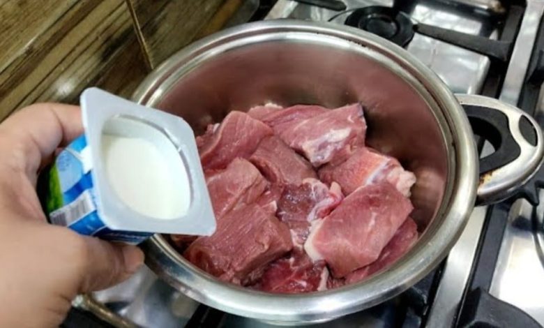 طريقة عمل مكعبات اللحم بالزبادي