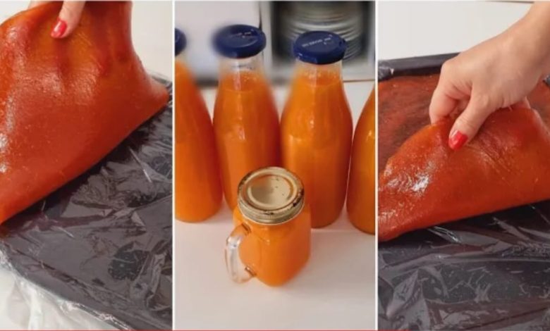 طريقة تخزين الخوخ للعصير