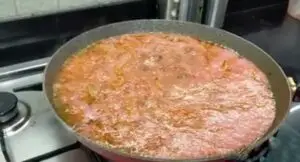 طاجن لسان العصفور باللحمة المفرومة