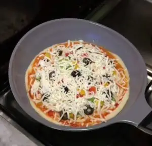 طريقة البيتزا السائلة السريعة