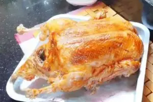 طريقة عمل البط المحشي بالمرته