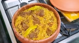 طريقة عمل الأرز البسمتي باللحم