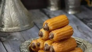 طريقة عمل بلح الشام بالنوتيلا